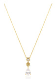 GEORGINI SIGNATURE MEMENTO PENDANT GOLD NECKLACE IP885G