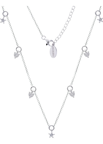 GEORGINI A CHRSITMAS JOURNEY CLARA NECKLACE SILVER IP886W