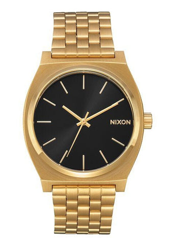 NIXON TIME TELLER GOLD BLACK SUNRAY DIAL A045 2042-00