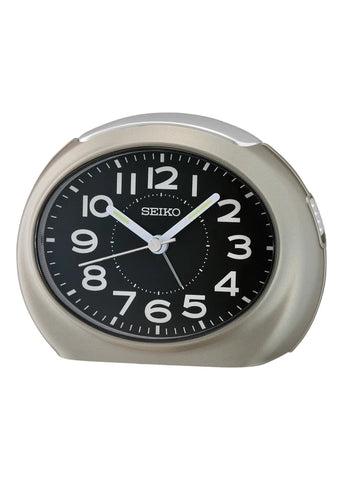 SEIKO ALARM CLOCK METALLIC GREY/BRONZE QHE193-N