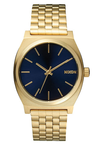 NIXON TIME TELLER LIGHT GOLD COBALT BLUE DIAL A045 1931-00