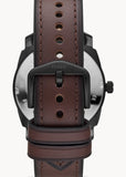 FOSSIL MACHINE BROWN DIAL BROWN LEATHER BAND FS5901
