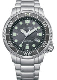 CITIZEN GENTS ECO-DRIVE PROMASTER DIVERS SEA GREY DIAL BN0167-50H