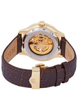 BULOVA GENTS SUTTON AUTOMATIC BROWN LEATHER 97A138