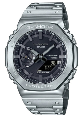 CASIO G-SHOCK G-STEEL SOLAR DUO STAINLESS STEEL BRACELET GMB2100D-1A