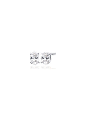 GEORGINI A CHRISTMAS JOURNEY ELLIPSE EARRINGS SILVER IE1093W