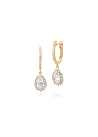 GEORGINI A CHRISTMAS JOURNEY ELEGANT EARRINGS GOLD IE1091G