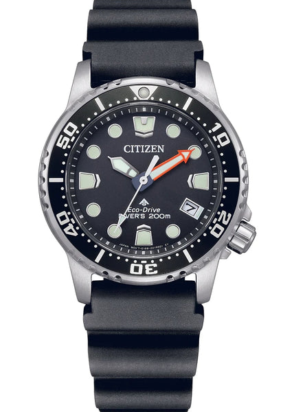 EO2020-08E CITIZEN ECO-DRIVE PROMASTER SEA DIVERS MINI SIZE BLACK
