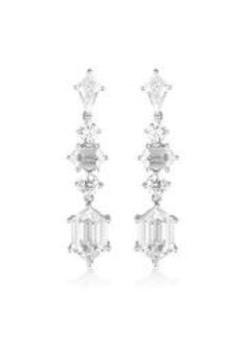 GEORGINI ROCK STAR SWORD SILVER EARRINGS IE992W