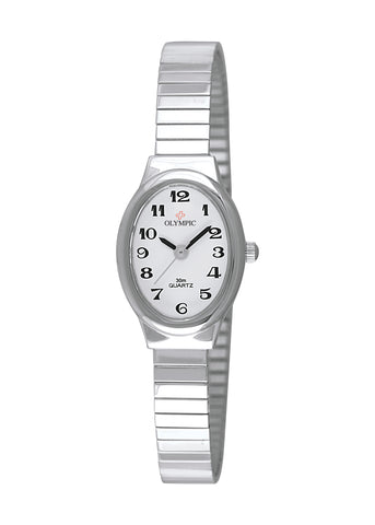 OLYMPIC LADIES OVAL 12 FIGURE DIAL EXPANDING STRAP 71062