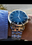 SEIKO PRESAGE AUTOMATIC BLUE DIAL STAINLESS STEEL BRACELET SRPB41J