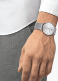 TISSOT SWISS GENTS EVERYTIME SILVER DIAL SILVER MESH BAND T143-410-11-011-00