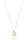 GEORGINI OCEANS TASMAN FRESHWATER PEARL PENDANT GOLD IP897G