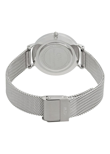 DW00100218 DANIEL WELLINGTON PETITE STERLING 28MM SILVER MESH