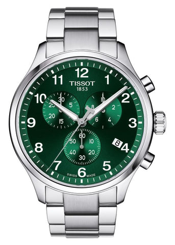 TISSOT SWISS GENTS CHRONOGRAPH XL CLASSIC GREEN DIAL T116-617-11-092-00