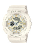 CASIO BABY-G ANALOGUE / DIGITAL OFF WHITE RESIN BAND BA110XSW-7A