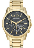 ARMANI EXCHANGE BANKS CHRONOGRAPH GREY DIAL GOLD BRACELET AX1721