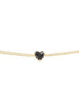 STOLEN GIRLFRIENDS CLUB LOVE CLAW BLACK ONYX BRACELET GOLD JWL19185O-18YGP