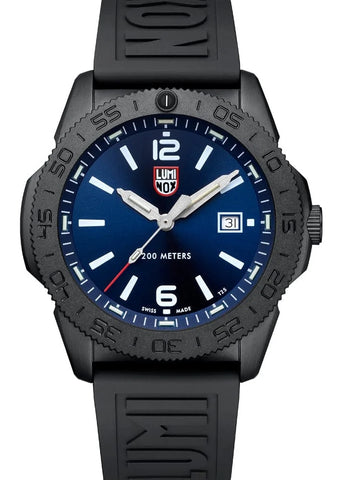 LUMINOX PACIFIC DIVER BLACK STEEL CASE BLUE DIAL BLACK BAND XS.3123 B