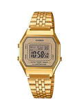 CASIO VINTAGE DIGITAL RETRO DESIGN GOLD BRACELET LA680WGA-9D
