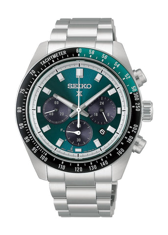 SEIKO PROSPEX SPEEDTIMER SOLAR CHRONOGRAPH GREEN DIAL HBJ003P