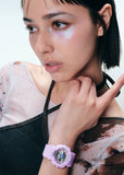 CASIO BABY-G ANALOGUE / DIGITAL GLOSSY PURPLE RESIN BAND BA110MC-6A