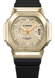 G-SHOCK ANALOGUE GOLD DIAL GOLD CASE BLACK RESIN BAND GMC2500G-9A
