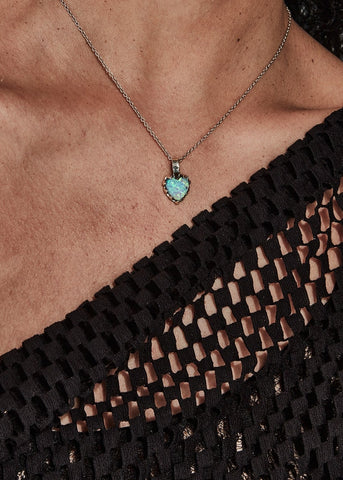 STOLEN GIRLFRIENDS CLUB LOVE CLAW OPAL NECKLACE JWL19184-RO