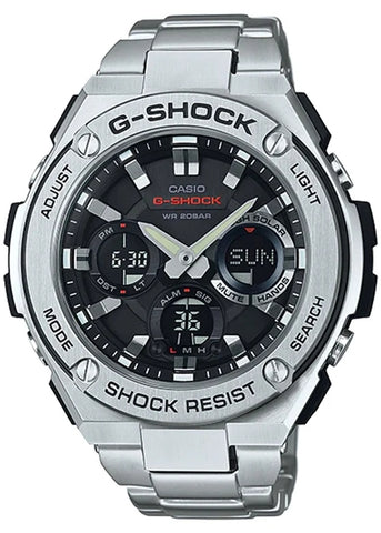 CASIO G-SHOCK G-STEEL STAINLESS STEEL BRACELET GSTS110D-1A