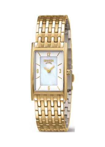 BOCCIA TITANIUM GOLD TITANIUM BRACELET WHITE DIAL 3212-11