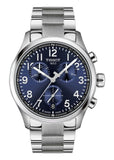 TISSOT SWISS GENTS CHRONOGRAPH L BLUE DIAL STAINLESS STEEL T116-417-11-042-00
