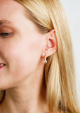 GEORGINI ADAGIO NINE-2-FIVE PEARL OVAL HOOPS GOLD IE1223G