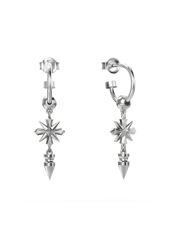 STOLEN GIRLFRIENDS CLUB MIDNIGHT CROSS ANCHOR EARRINGS JWL2-26-28