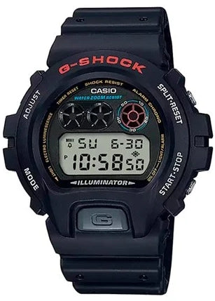 CASIO G-SHOCK DIGITAL BLACK RESIN BAND DW6900U-1D