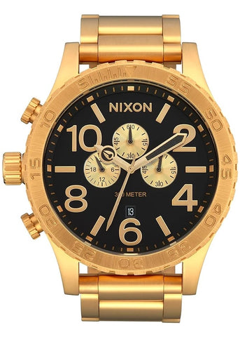 NIXON 51-30 CHRONO GOLD / BLACK DIAL A1389 510-00