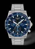 TISSOT SWISS SUPERSPORT CHRONOGRAPH BLUE DIAL STAINLESS T125-417-11-041-00