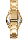 DKNY PARK AVE LOGO CHAMPAGNE GLITZ DIAL GOLD BRACELET DK1L021M0055