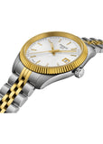 TISSOT SWISS BALLADE SILVER DIAL GOLD TWO-TONE BRACELET T156-210-22-031-00