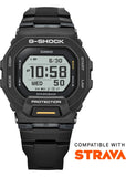 CASIO G-SHOCK G-SQUAD BLUETOOTH BLACK RESIN BAND GBD200-1A1