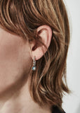 STOLEN GIRLFRIENDS CLUB BABY CLAW OPAL BALL CHAIN EARRINGS JWL25-ENC2-10-RO