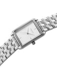 OBAKU KAMILLE BRACE STAINLESS STEEL BRACELET SILVER DIAL V293LXCISC