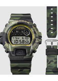 CASIO G-SHOCK DIGITAL CAMOUFLAGE RESIN GOLD ACCENTS DW6900CMG-3D