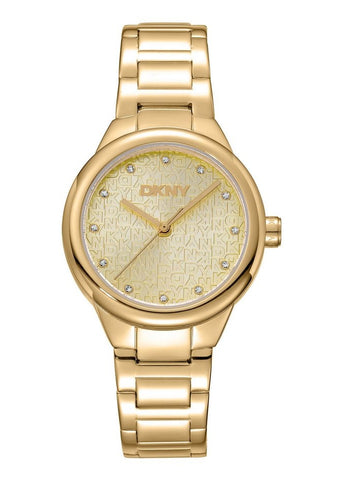 DKNY EVERYDAY CHAMPAGNE DIAL GOLD BRACELET DK1L110M0055