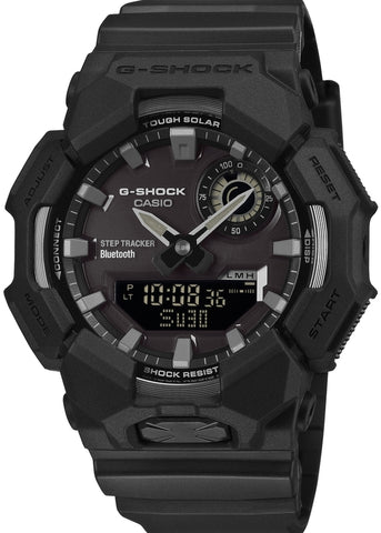 CASIO G-SHOCK RUGGED ANALOGUE / DIGITAL SOLAR BLACK RESIN GAB010-1A1