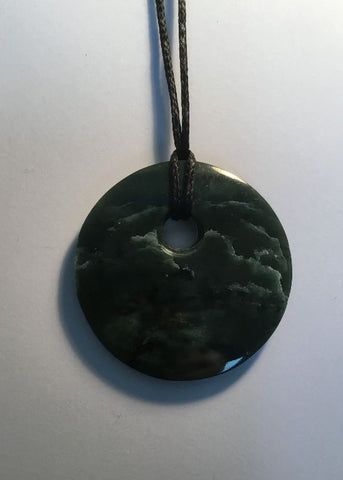 NZ GREENSTONE CIRCLE 50MM BD202  50MM