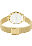 OBAKU JUVEL-GOLD MESH BRACELET DIAMOND PATTERN DIAL V286LXGIMG