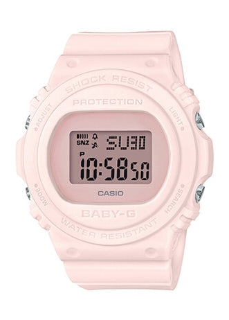 CASIO BABY-G DIGITAL MATTE PINK RESIN BAND BGD570-4D
