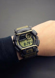 CASIO G-SHOCK WITH FACE PROTECTOR ARMY GREEN RESIN BAND GD400-9D