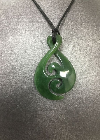 NZ GREENSTONE KORU 55MM BD240 55MM