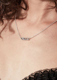 STOLEN GIRLFRIENDS CLUB SCRIPTED PIN NECKLACE JWL26-VD-9